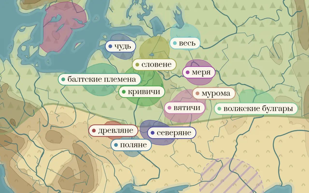 Акт «Откуда взялись славяне» на карте «Летописи»