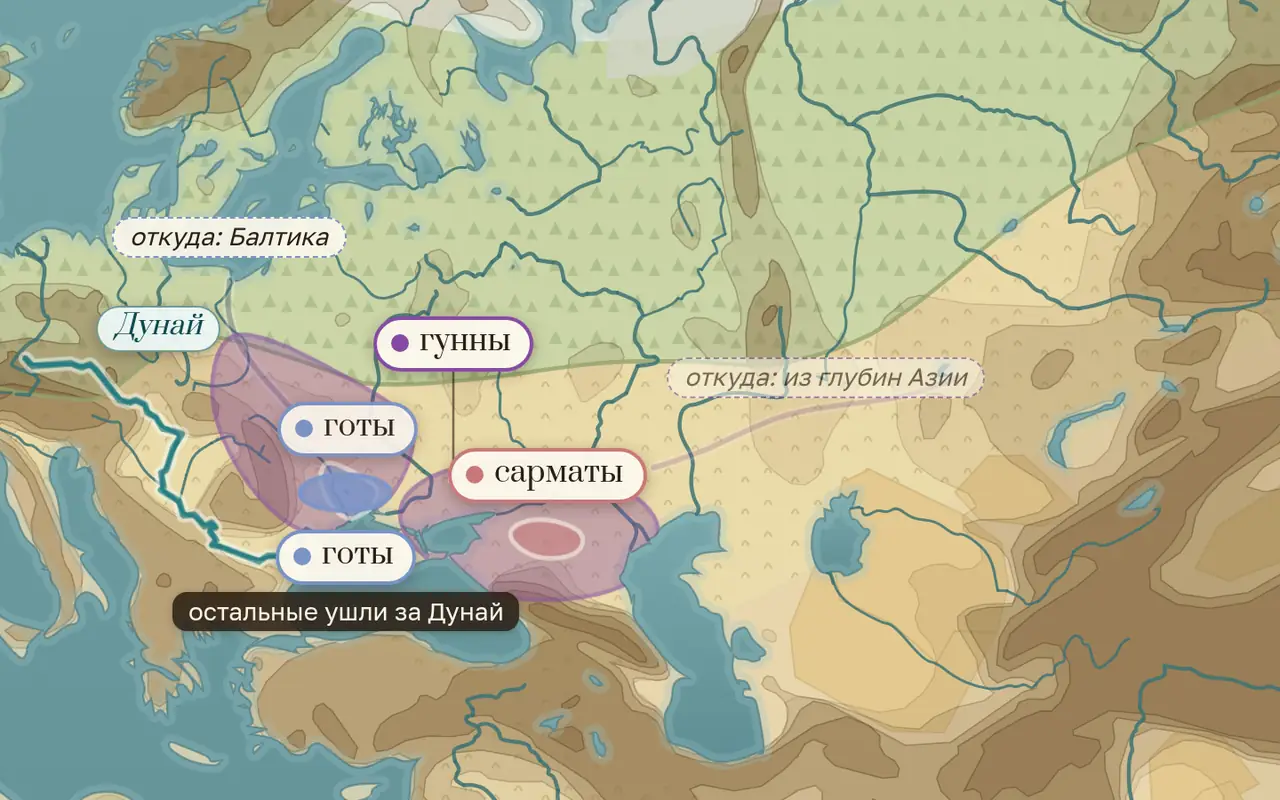 Акт «Степной коридор» на карте «Летописи»